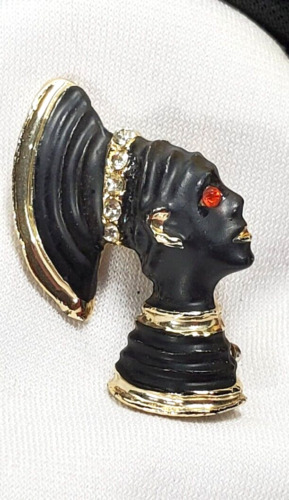 Vintage blackamoor brooch pin - Gem Vintage blackamoor brooch pin - Gem