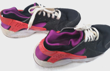 NIKE AIR Huarache Run Black GS Youth Sneakers 654280-001, SZ 4.5Y