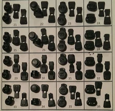 No Tie Replacement Clips & Toggles Locking. Elastic Shoelace Lock Lace bungee