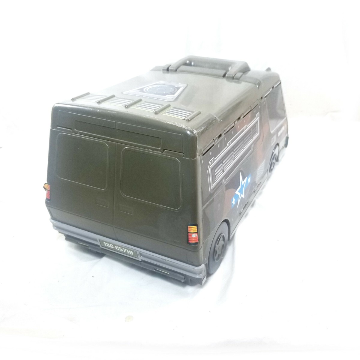 MICRO MACHINES SUPER CITY GALOOB 1991 ARMY CAMO VAN MILITARY FOLD
