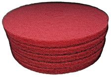 Primex 4121600005 Red Buff Floor Maintenance Pads 16" 5pc Made In USA New In Box