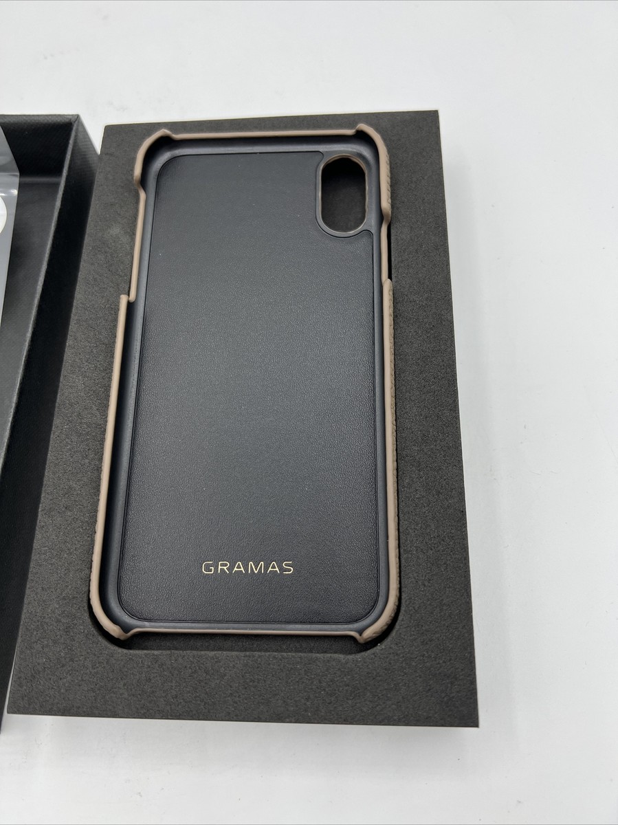 Gramas German Shrunken-Calf Genuine Leather Shell Case. iPhone 6.1