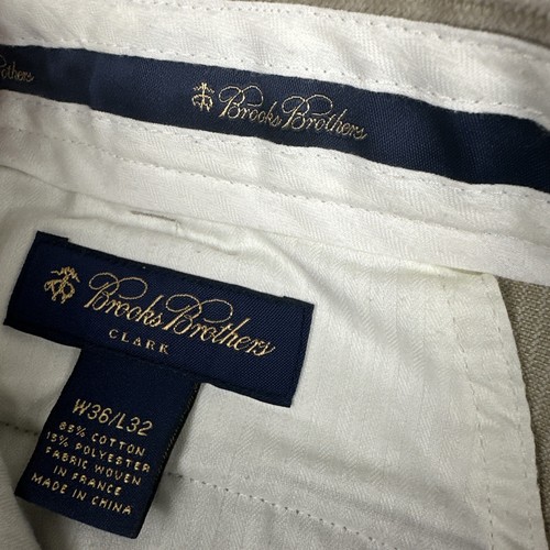Brooks Brothers Pants Men 36x32 (34x32) Clark Khaki Corduroy Straight Outdoors - Picture 2 of 8