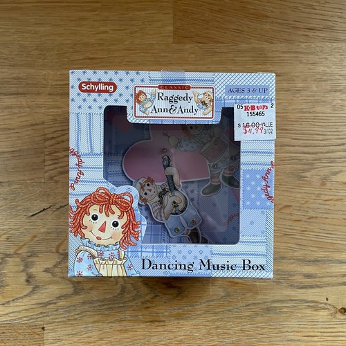 Raggedy Ann & Andy Dancing Music Box Vintage Schylling eBay