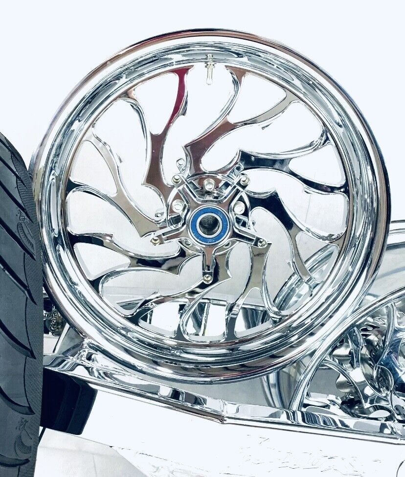 240 CHROME FAT TIRE KIT w/ HELLIAN WHEELS 2012-2020 KAWASAKI 240 CHROME FAT TIRE KIT w/ HELLIAN WHEELS 2012-2020 KAWASAKI