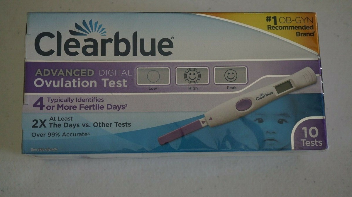 De Embarazo Clearblue Digital Estoy Ovulando Test Ovulacion Clearblue  Negativo Clearblue Advanced Digital Ovulation Test, Predictor Kit, Expire 