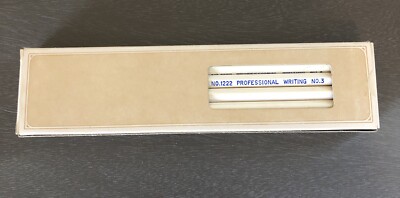 Vintage Half Gross No. 1222 Professional Writing Pencil No. 3 White 12 Pencils