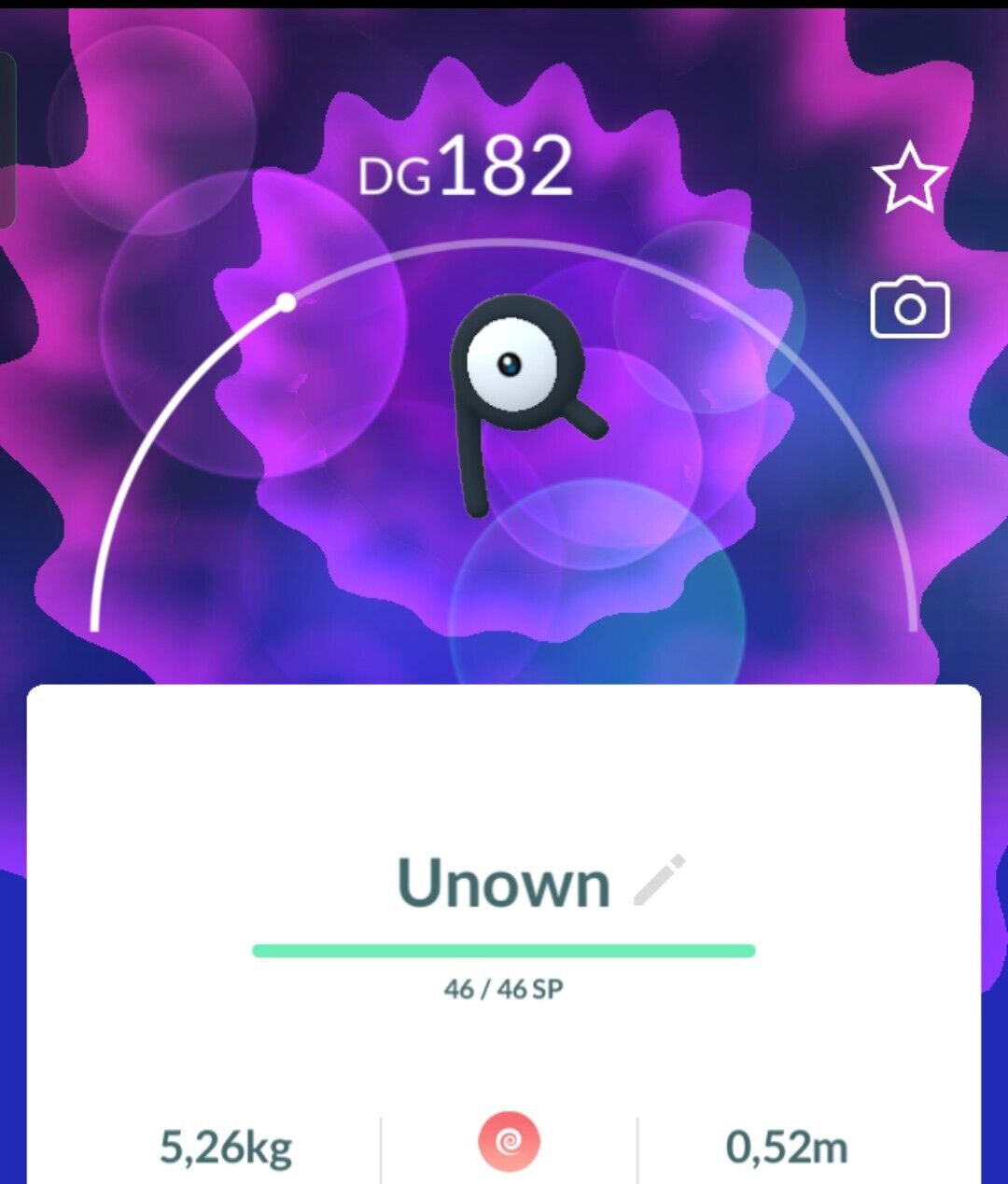 Pokemon Unown Symbol x1 GO - Fast And Safe - Chance of Lucky !!