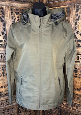 Port Authority Womens Torrent Waterproof Hooded Jacket Coat 100% Poly Size L