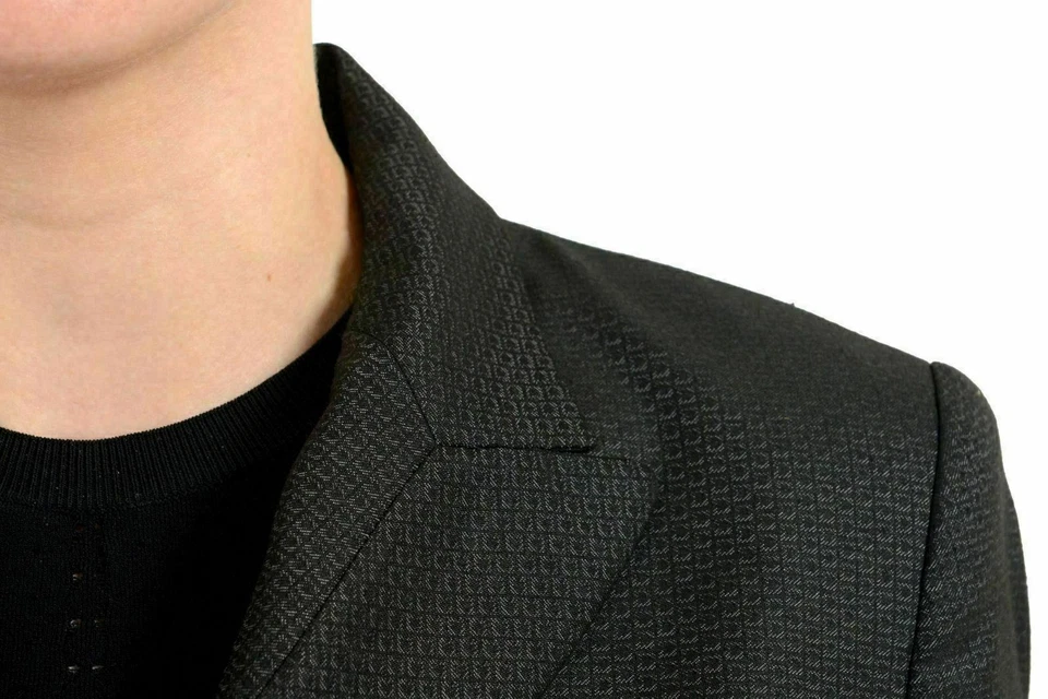 Blazer para mujer Just Cavalli gris doble botonadura US S IT 40 Foto 3 de 4