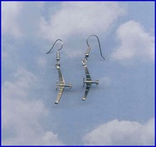 Ultra-Light Earrings Aircraft Airplane 99's Aviatrix Made in the USA