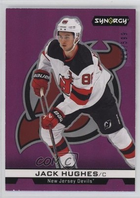 2024 Upper Deck Synergy NHL Impressions Superstars Magenta /599 Jack Hughes 6o3