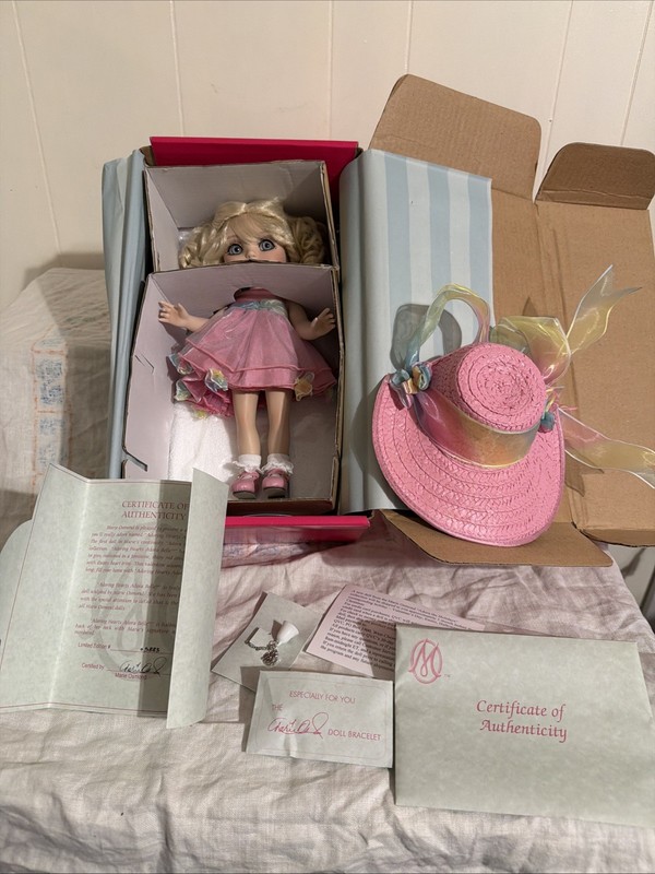Marie Osmond Easter Bonnet On It Adora Belle Doll Limited Edition New In Box