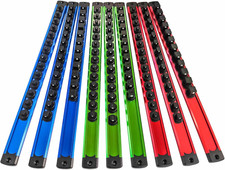 Magnetic Socket Holder Organizer Set - 9-piece Detachable Trays For 14 38