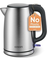 Kettle Plastic Free Water Contact Kettles Electric Brushed Stainless Steel