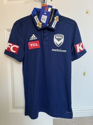 Adidas Melbourne Victory FC Poloshirt Herren Größe Small neu mit Etikett A-League Fußball