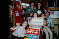 1980s Group Party Coca-Cola Memorabilia Newspaper Gag Gift 35mm Slide