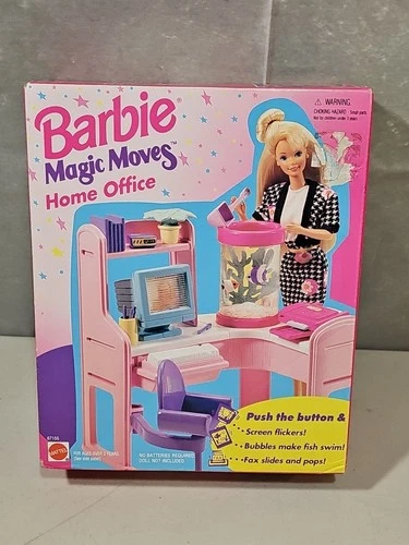 1994 Barbie Magic Moves Home Office Playset 67155 Mattel RARE FACTORY SEALED!!