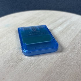PlayStation 1 - PS1 OEM Memory Card SCPH-1020 Island Blue - Tested