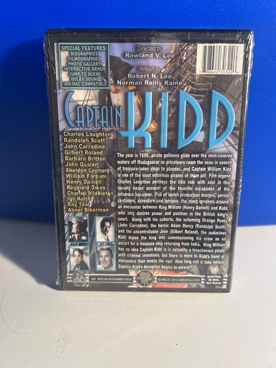 Captain Kidd (DVD, 2004) for sale online | eBay