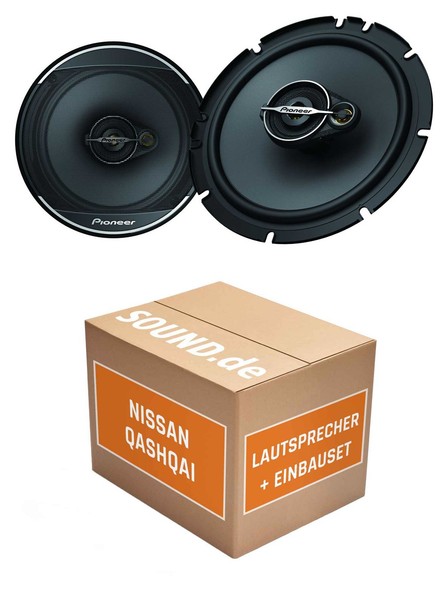 Lautsprecher Boxen Vorne Pioneer TS-A1671F FüR Nissan Qashqai J11 2X Tief-Mittel-image