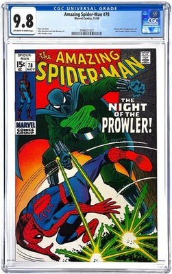 Amazing Spider-Man 78 CGC 9.8 (1969 Marvel Comics)