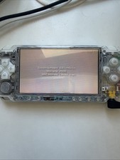 Sony PSP 3000 Console - CLEAR Skeleton - *MINT* With New Battery, Charger