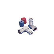 MasterCool 82275-5 HVAC 90º Adapters with Valve Core and Service Port Caps, 5-Pk