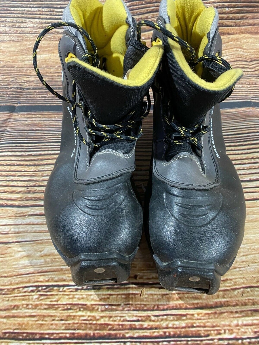 SALOMON E3 Nordic Cross Country Ski Boots Size EU38 US5.5  display picture 1
