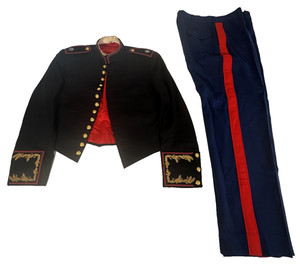 USMC Marine Corps NAMED Field Grade Officer Evening Mess Dress Blues Uniform