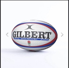 Gilbert Rugby England Replica Rugby Ball - Size 5&nbsp;