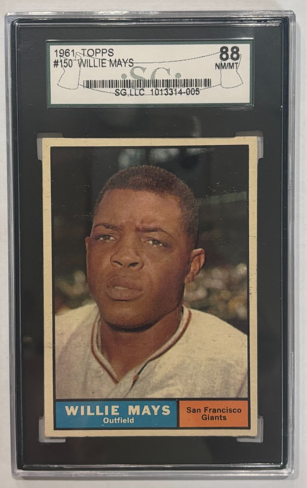 1961 Topps - Willie Mays #150 SGC 8