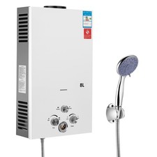 8L Propane with Shower Instant Set Water Tankless Water Hot Heater