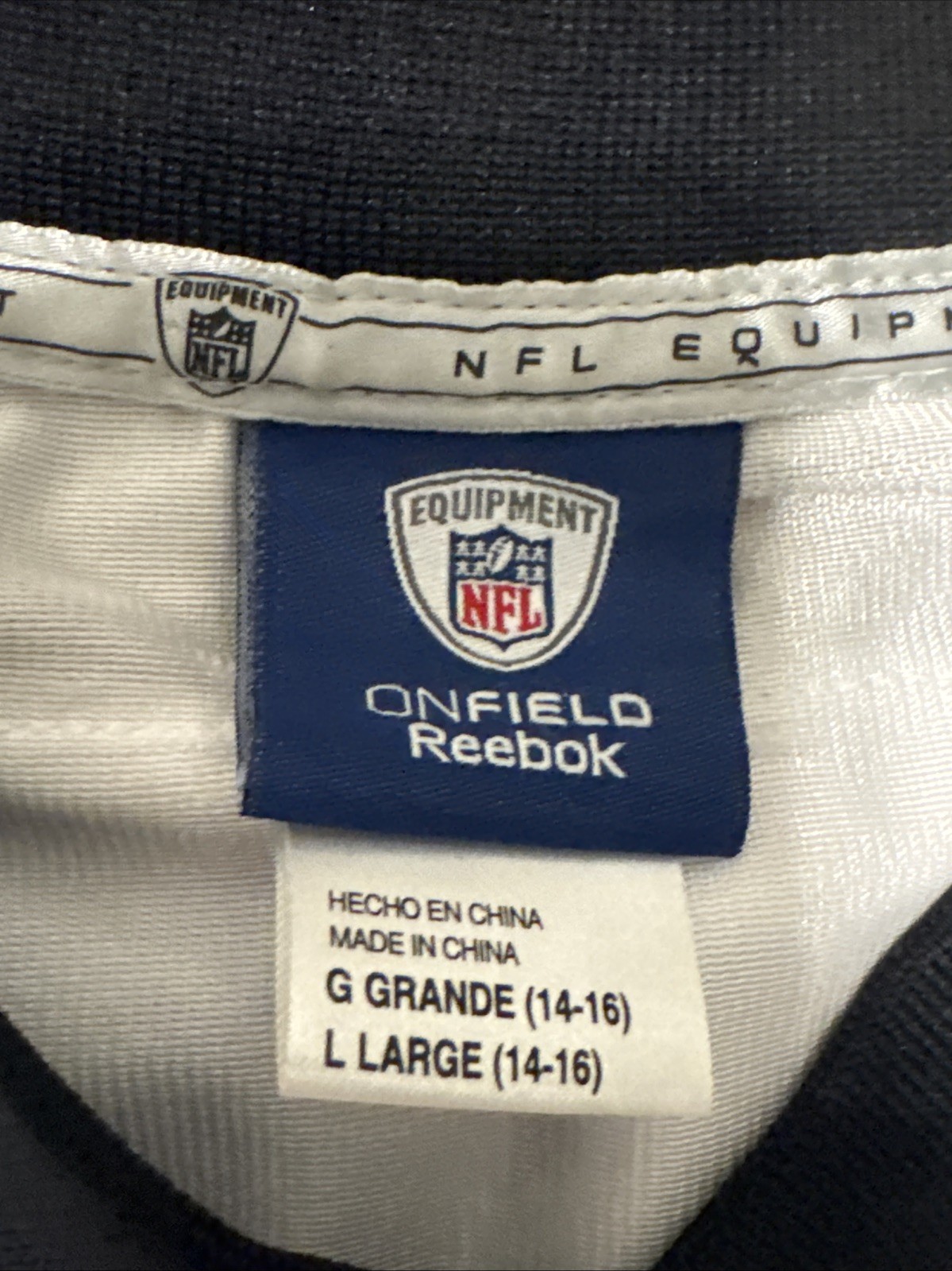 CAROLINA PANTHERS #17 JAKE DELHOMME REEBOK ONFIELD NFL JERSEY BOYS Large 14-16 thumbnail 5