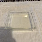 Vintage 1970’s Pyrex Clear Glass 2 Quart 222  8x8x2 Square Baking/Cake Dish