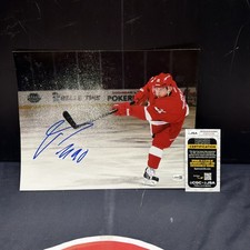 Tomas Tatar Detroit Redwings Autograph 11x14 Signed Photo JSA COA NHL