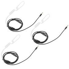 3 Sets Noise Reduction Wired Earphone With Mic