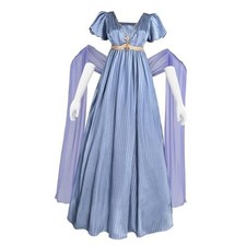 Regency Dresses for Women Plus Size Victorian Ball Gown Tea Party Small Blue