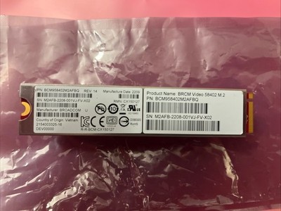 Broadcom BCM958402M2AFBQ Video 58402 M.2 Accelerator