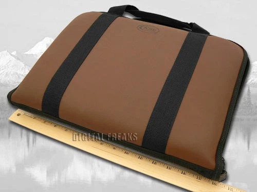 Estuche de transporte grande para cuchillos de bolsillo Case xx de cuero marrón y algodón 1079 Foto 3 de 4
