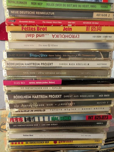 CD Sammlung, Hip Hop 90er 2000er, Fettes Brot, MOR, RHP, Fanta Vier, Schwesta s