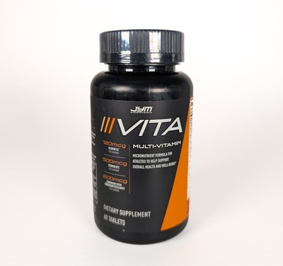 Vita JYM Athlete's Multivitamin 60 Count Key Vitamins for Gym Performance