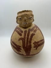 Veracruz El Faisan Bichrome Figural Jar