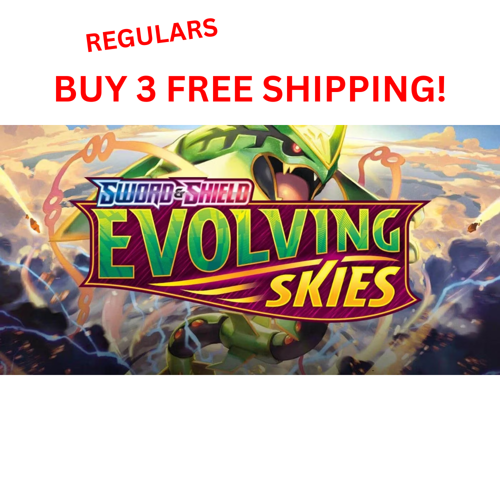 EVOLVING SKIES Pokmon TCG 1 - 203 - PICK YOUR OWN REGULAR LP/NM BUY 3 FREE  SHIP