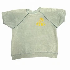 Vintage 80’s USMC Marine Detachment USS Midway CV-41 PT Sweatshirt Faded