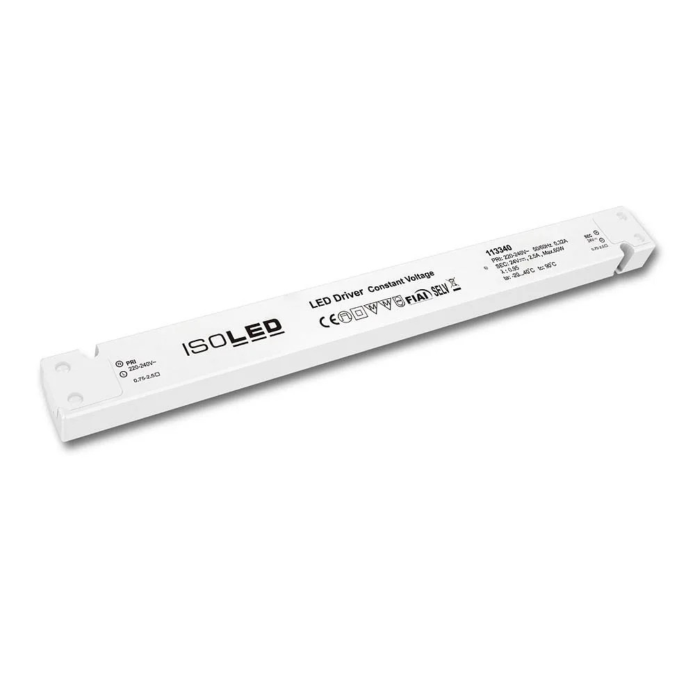 LED Trafo 24V/DC, 0-60W, slim, SELV - Bild 2