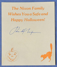 AUTHENTIC RICHARD NIXON AUTOGRAPHED 