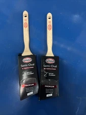 Pack Of 2 Glidden Paint Brush Semi Oval Premium 2” Angle