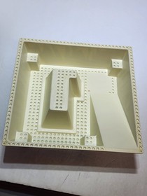 LEGO 32x32 Raised Baseplate #2552 Blue White Ice Planet Set 6983