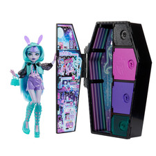 MONSTER HIGH SKULLTIMATE SECRETS NEON FRIGHTS TWYLA DOLL WITH ACCESSORIES NIB